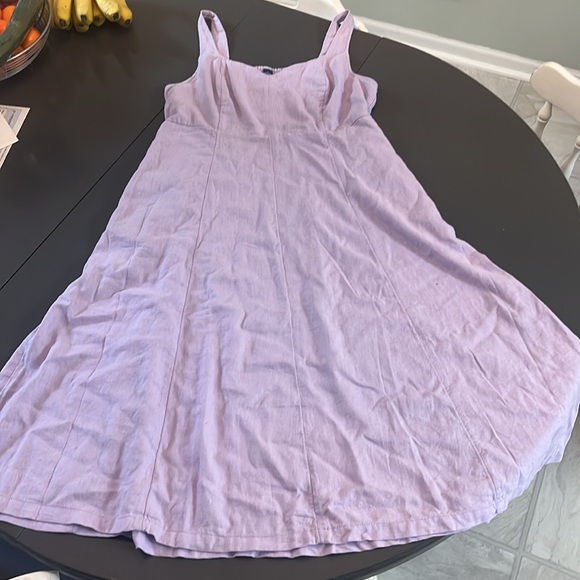 Linen midi dress - Picture 4 of 10